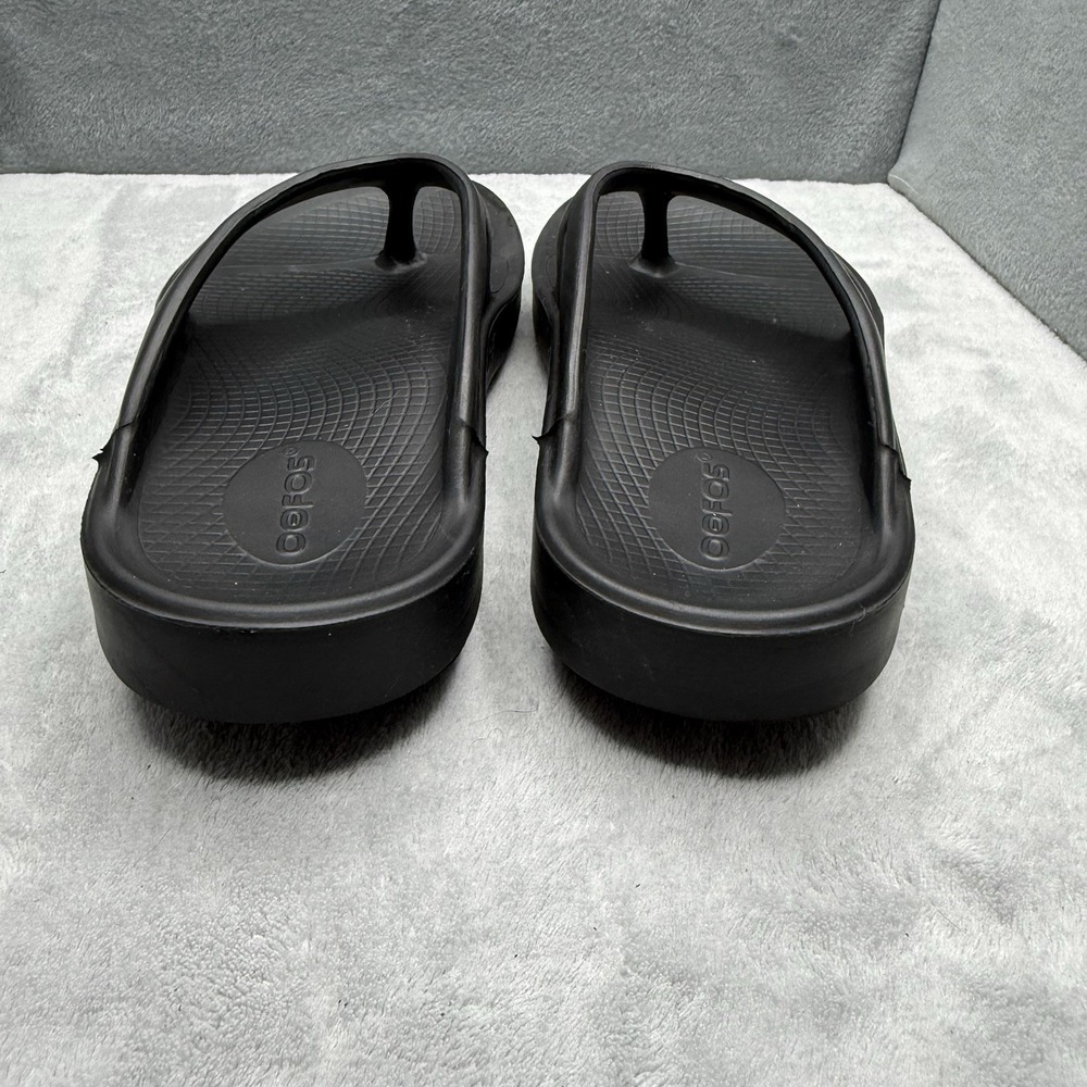 Oofos Ooriginal Recovery Sandals Unisex Black M5-W7 EU 38 Comfort Washable Beach - Picture 5 of 9